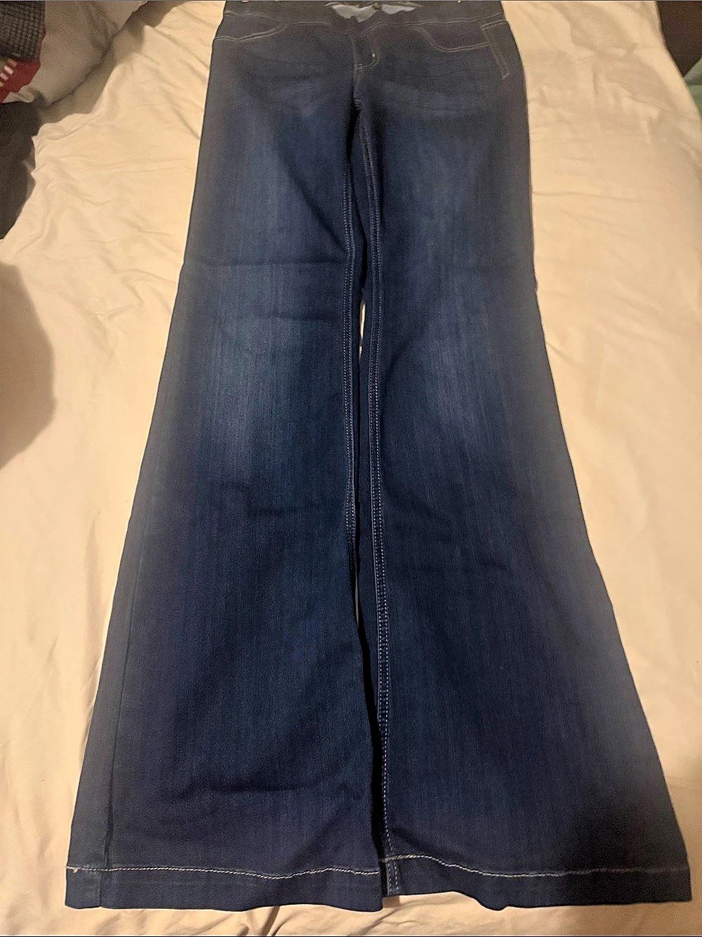 Fashion Nova Women's Bootcut Jeans Blue Size Large Brand New